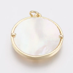 DIJE ARBOL DE LA VIDA STRASS BASE NACARADA DORADO BAÑADO EN ZIRCONIA - tienda online