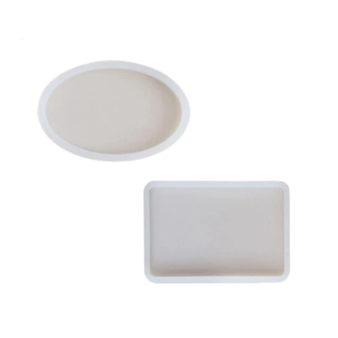 MOLDE SILICONA SET OVALO 10,5 x 7 CM Y RECTANGULO 13x8,5 CM