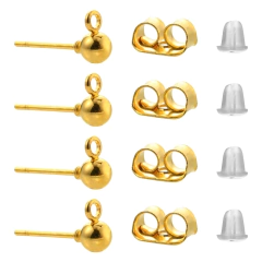 KIT ARMAR AROS FRUFRU PERLA PARA COLGAR DIJE DORADO X 90 UNI en internet