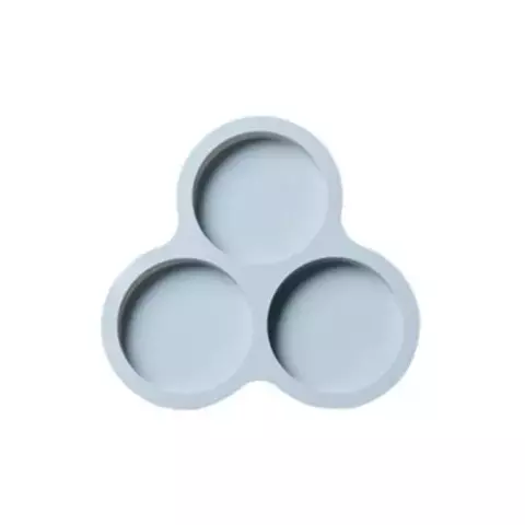 MOLDE SILICONA 3 CIRCULOS MAX X 10CM