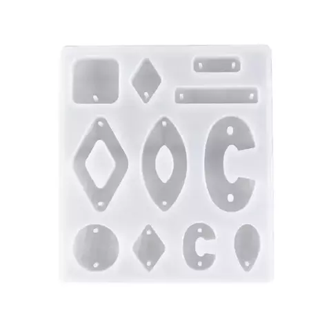 MOLDE SILICONA 11 DIJES DIAMANTES Y LETRAS C