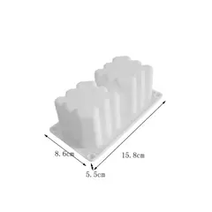MOLDE SILICONA 2 VELAS BURBUJAS CORAZON en internet