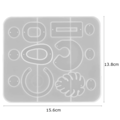 MOLDE SILICONA PLANCHA AROS - MODELO 5 - comprar online