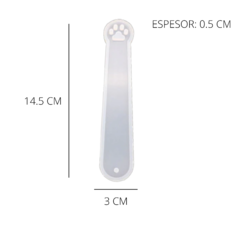 MOLDE SEÑALADOR HUELLA DE PERRO - comprar online