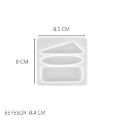 MOLDE PLANCHA 3 HEBILLA - MODELO 2 - comprar online