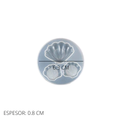 MOLDE PLANCHA 3 DIJES CARACOL - comprar online