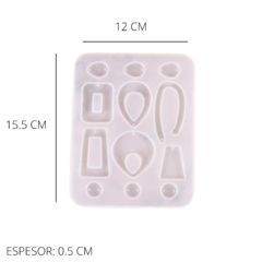 MOLDE SILICONA PLANCHA AROS - MODELO 7 - comprar online