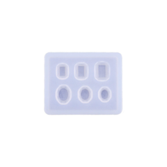 MOLDE SILICONA PLANCHA 6 MINI DIAMANTES