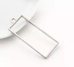 DIJE RECTANGULO GRANDE - PLATA