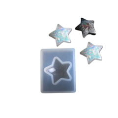 MOLDE SILICONA ESTRELLA INDIVIDUAL