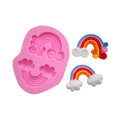 MOLDE SILICONA PLANCHA 2 ARCOIRIS