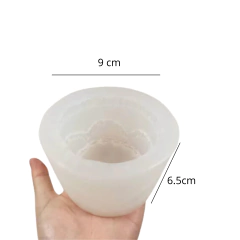 MOLDE SILICONA MINI TORTA 7 X 6,5 CM - comprar online