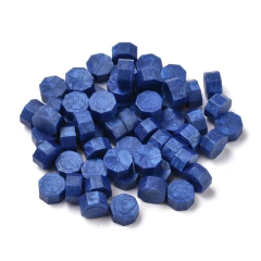 LACRE EN PERLAS HEXAGONAL PARA SELLOS X 25 GR - tienda online