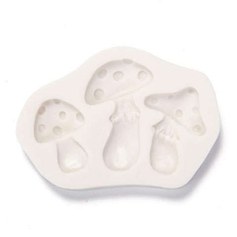 MOLDE SILICONA 3 HONGOS DIFERENTE TAMAÑO