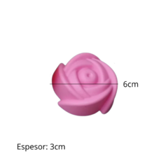 MOLDE SILICONA ROSA MEDIANA - comprar online