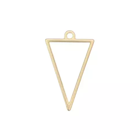 DIJE TRIANGULO - ORO METALIZADO