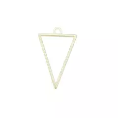 DIJE TRIANGULO - PLATA METALIZADA