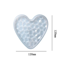 MOLDE SILICONA CORAZON DIAMANTE - comprar online