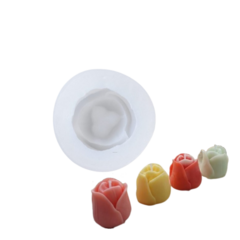 MOLDE SILICONA VELA FLOR TULIPAN