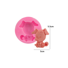 MOLDE SILICONA PERRITO INDIVIDUAL - comprar online