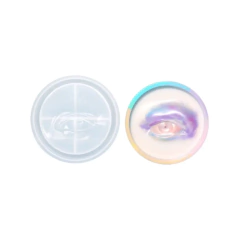 MOLDE SILICONA PORTA SAHUMERIO INCIENSO CIRCULAR OJO