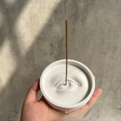 MOLDE SILICONA PORTA SAHUMERIO INCIENSO CIRCULAR OJO en internet