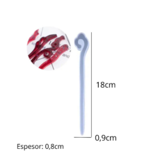MOLDE SILICONA VARILLA PARA PEINADOS (varios modelos) - comprar online