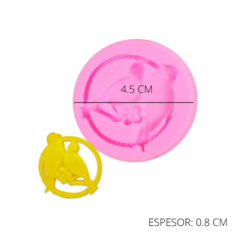 MOLDE SILICONA 2 PAJARITOS MINI - comprar online