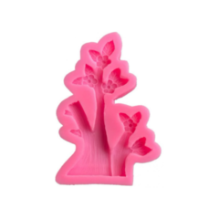 MOLDE SILICONA ARBOL CON FLORES