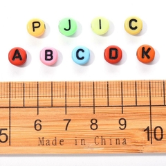 CUENTAS LETRAS PLANAS Y REDONDAS MULTICOLOR X 15G X 100 UNI en internet
