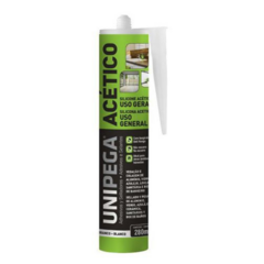 UNIPEGA SILICONA ACETICA 100% PRO BLANCO - CARTUCHO 280ML - comprar online