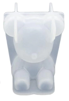 MOLDE SILICONA OSO 3D SENTADO MANOS AL COSTADO - 001T10