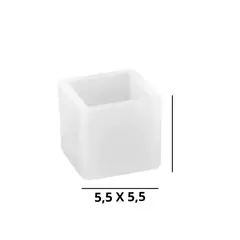 MOLDE SILICONA CUBO MEDIUM 5,5CM - comprar online