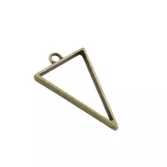DIJE TRIANGULO - COLOR BRONCE ANTIGUO