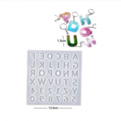 MOLDE SILICONA LETRAS IMPRENTA Y NUMEROS - MEDIUM en internet