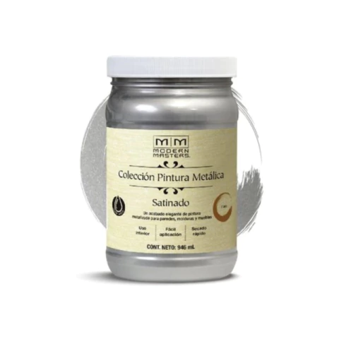 Pintura Metalica Base Agua Modern Masters X 946ml. - Satinado