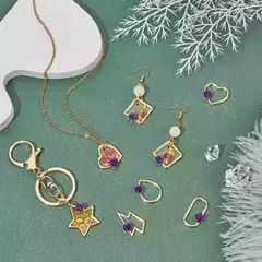 SET 28 BISELES DORADOS FORMAS GEOMETRICAS CON ROSA en internet