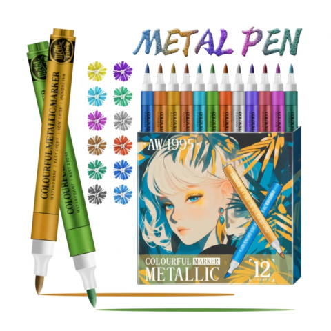 SET 12 MARCADORES METALICOS PARA VELAS RESINA YESO - comprar online