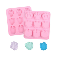 MOLDE SILICONA 9 PATITAS FORMAS VARIAS