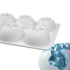 MOLDE SILICONA 8 HUEVOS DE PASCUA FACETADOS en internet