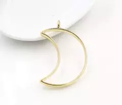 DIJE LUNA - ORO BRILLANTE