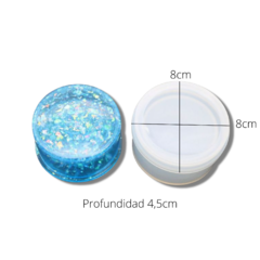 MOLDE SILICONA CAJA CIRCULAR ALHAJERO en internet