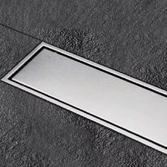 REJILLA DESAGUE LINEAL 70X10CM TAPA LISA ACERO INOX CON BORDE en internet