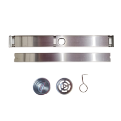 REJILLA DESAGUE LINEAL 70X7CM TAPA LISA ACERO INOX SIN BORDE