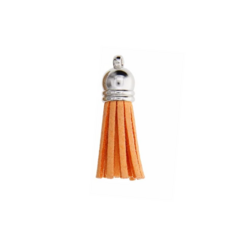 BORLA FLECO GAMUZA - COLOR NARANJA (UNIDAD)