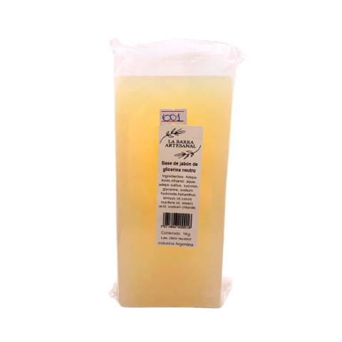 BARRA JABON ARTESANAL TOCADOR NEUTRO - MATERIA PRIMA X 1KG - comprar online