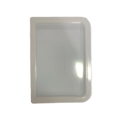 MOLDE SILICONA MINI RECTANGULO C/ 2 BORDES REDONDEADOS