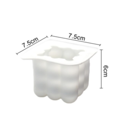 MOLDE SILICONA CUBO BURBUJAS MAX - comprar online