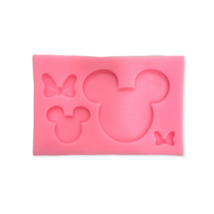 MOLDE SILICONA PLANCHA MICKEY Y MINNIE - comprar online