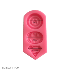 MOLDE SILICONA ESCUDOS SUPERHEROES - comprar online